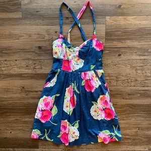 NWT Abercrombie & Fitch Mini Boho Floral Dress
